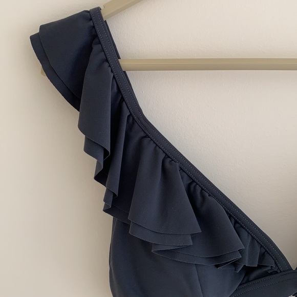 NEW MICHAEL Michael Kors Dark Gray Swimsuit Bikini - Picture 4 of 14